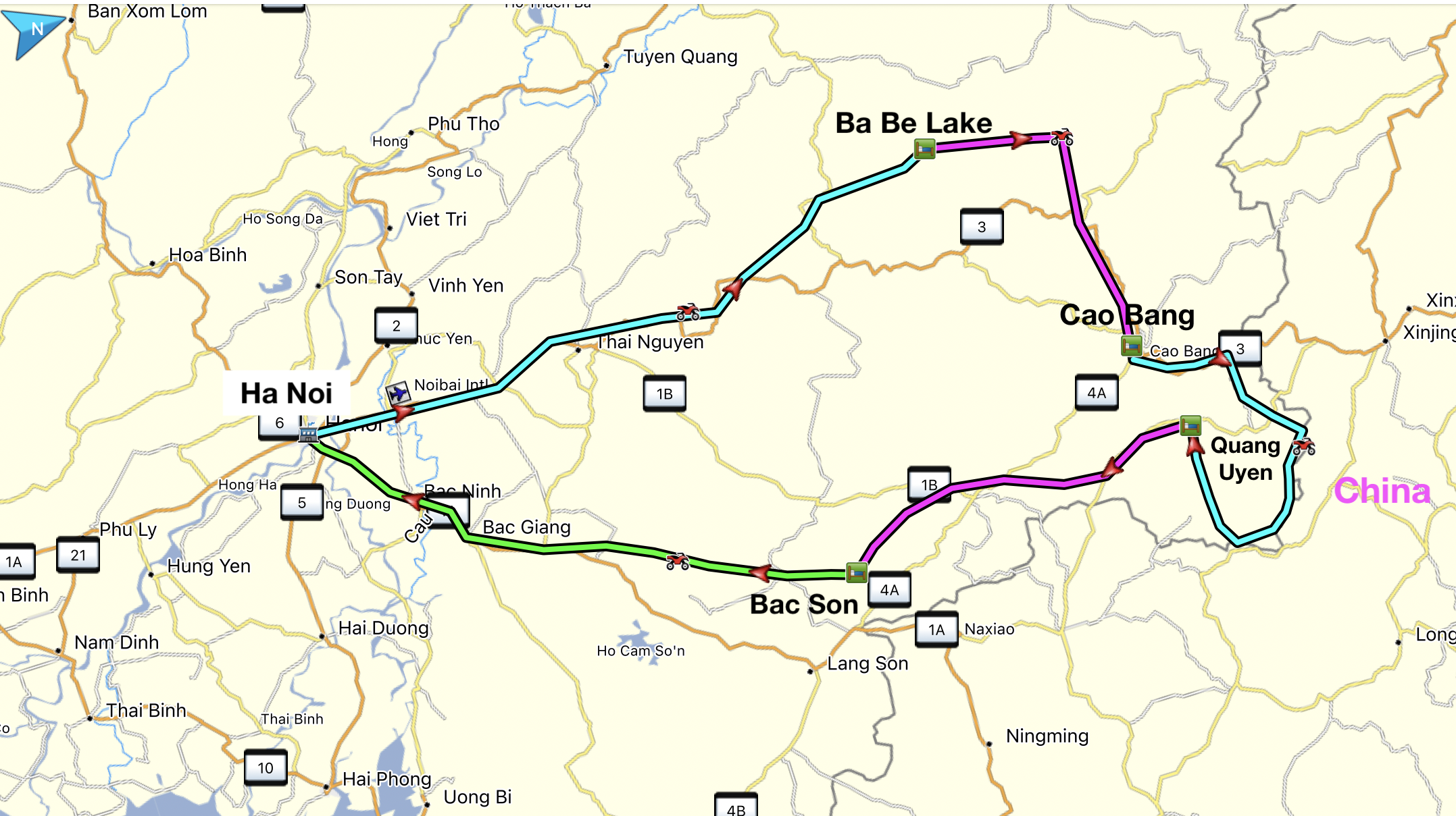 Cao Bang loop full 2 day off