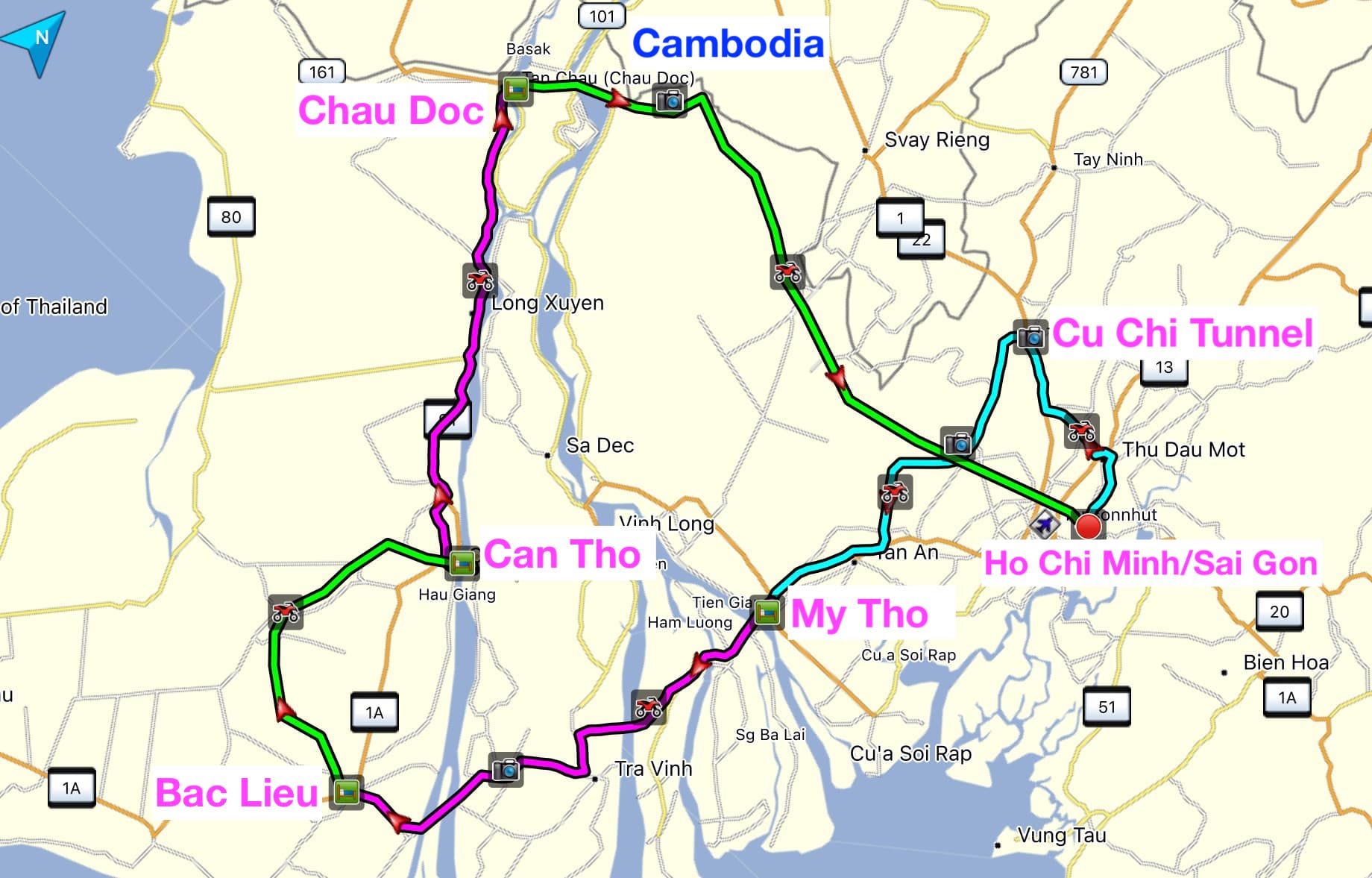 Mekong Delta Explorer Loop 5 Days